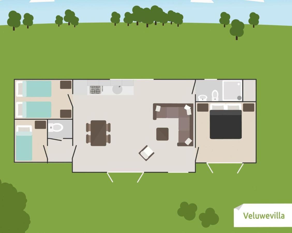 6-Persoons Veluwe Villa Voorthuizen Εξωτερικό φωτογραφία